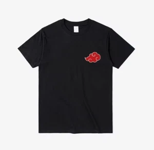 (Large) Naruto Unisex Tshirt Akatsuki Cloud - Picture 1 of 1