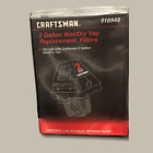 Craftsman 2 Gallon Wet/Dry Shop Vac Replacement Filters | 916949 (NEW)