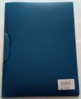 A4 B Shaped Clip Folder Polypropylene Presentation Folder Blue Colour