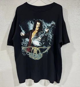 Aerosmith Nine Lives 97-98 Vintage Shirt Giant Tag Mens Size XL 26x24 - Picture 1 of 7
