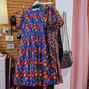 Dress Busy Mushroom Brand 🍄 Made In USA Wild Mushroom Pattern. - Picture 1 of 4