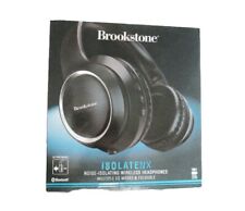 Brookstone Isolatenx headphones noise isolating wireless foldable bluetooth