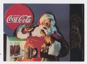 COCA COLA 1995 SERIE 4 GOLDFOLIE 1937 WEIHNACHTSMANN EINSTECKKARTE #S-34 - Bild 1 von 2