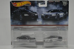 Hot Wheels Premium Car Culture 2er-Pack Bugatti Veyron/16 Bugatti Chiron - Bild 1 von 2
