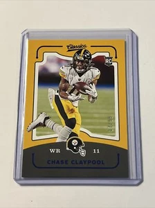 2020 Chronicles Classics Chase Claypool Blue Rookie RC #17/99 Steelers Bears - Picture 1 of 2
