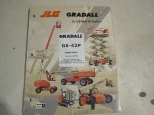 GRADALL JLG G6-42P Telehandler Illustrated Parts Manual 9140-4001 *2003* - Picture 1 of 15