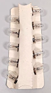 10 Vintage Micro Lamps 1815 Incandescent Lightbulb Mini Bayonet T-3.25 14V .2W - Foto 1 di 7