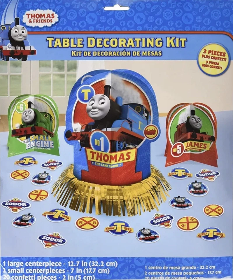 Thomas The Tank Engine Birthday Party Assorted Table Decorating Kit (23pc) - Image 1 of 1