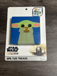 Star Wars The Mandalorian 5pk Anti-Slip Tub Treads For Bathtub - Picture 1 of 2