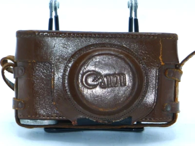 Estuche de cuerpo telémetro Canon - "Hecho en el Japón ocupado" marrón Foto 1 de 4