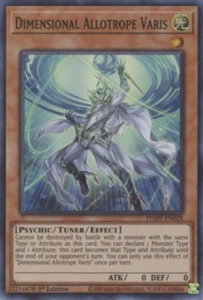 x3 Dimensional Allotrope Varis - PHHY-EN028 - Super Rare - 1st Edition Yu-Gi-Oh! - Picture 1 of 1