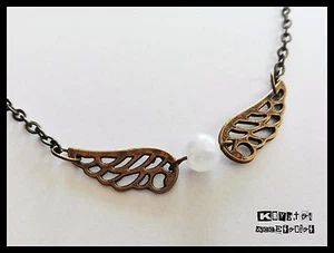 Collar Bronce SNITCH Colgante Alas Quidditch HARRY POTTER Complemento - Imagen 1 de 3