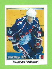 1995 Panini Hockey World Championship '95 #115 Richard Aimonetto France