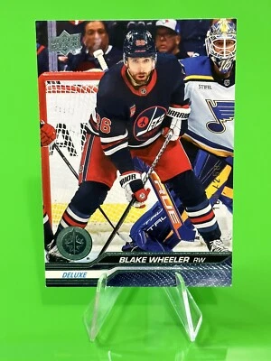 ❄️❄️2023-24 Upper Deck Series 1 Deluxe #194 Blake Wheeler /250, Jets!!❄️❄️ - Image 1 of 4
