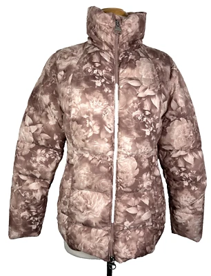 Athleta Downtown Printed Jacket in Antoinette Floral Pink Small  Down Coat - Image 1 of 4