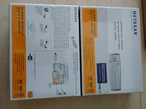 2 Netgear 54 MBPS Wireless Adapters - NEW - Picture 1 of 1
