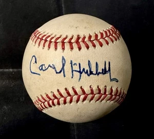 Carl Hubbell Signed Official National League Baseball. PSA/DNA - Picture 1 of 3