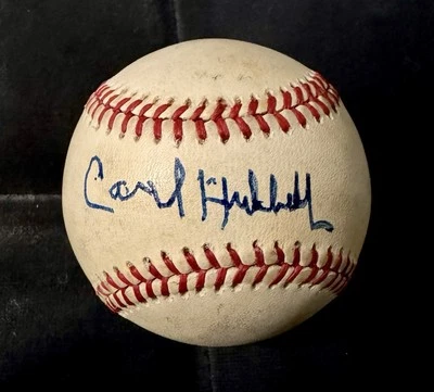 Carl Hubbell Signed Official National League Baseball. PSA/DNA - Image 1 of 3