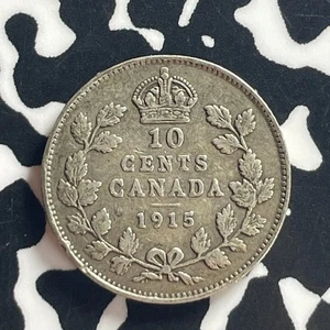 1915 Canada 10 Cents Lot#T7859 Silver! Key Date! - Picture 1 of 2
