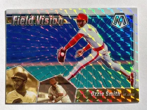 Mosaico Panini visión de campo Ozzie Smith Cardinals HOF 2021 #FV5 blanco #d 21/25 - Imagen 1 de 2