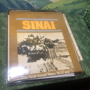 SPI Tray Game Sinai The Arab-Israeli Wars Tray  PUNCHED COMPLETE 1973 - Picture 1 of 4