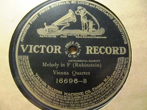 1910 VIENNA QUARTET Otto Krist CELLO Jacques Grünberg Rubinstein VICTOR 16696 - Picture 1 of 2