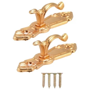 Screw Mount Curtain Tassel Tie Back tieback Wall Hooks 2PCS R8R68709 - Picture 1 of 7