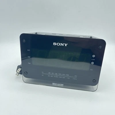 Sony Dream Machine ICF-C414 - Reloj despertador LED negro Radio AM FM - ENCIENDE FUNCIONA Foto 1 de 4