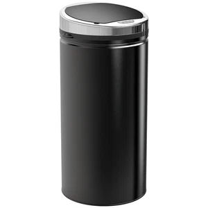 HOMCOM Automatic Hand Sensor Dustbin Kitchen Waste Bin Rubbish Can 42L Black - Picture 1 of 11