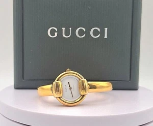 Gucci 1400L Watch Gface Ladies Watch Gold Watch Elegant Small - Picture 1 of 6