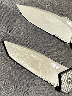 Zt-Zero терпимости военного складной нож с покрытием 154 см набор из 2 ножей (PT / SER - Изображение 1 из 3