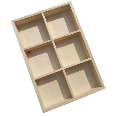  Painting Pigment Storage Box Crayon Wooden Box Portable - Image 1 of 4