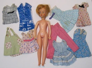 Vintage Barbie Tressy Tammy Clone Doll Shelley EeGee 1960s dress clothes outfits - Picture 1 of 3