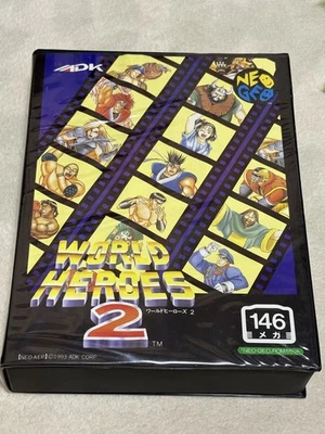 World Heroes 2 SNK Neo Geo MVS AES Fighting Game ROM Japan Import - Image 1 of 4