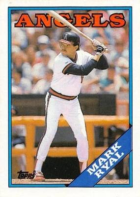 Mark Ryal 1988 Topps 243  California Angels  Baseball Card - Image 1 of 2