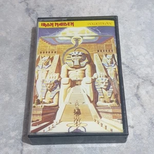 IRON MAIDEN POWERSLAVE CASSETTE TAPE MC EMI 1984 Heavy Metal Music Cassette - Picture 1 of 3