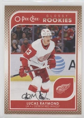 2021 Upper Deck Series 2 O-Pee-Chee Glossy Rookies Bronze Lucas Raymond #R-13 RC - Image 1 of 2
