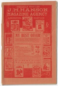 1901 Wholesale Magazine Catalog  J.M. Hanson Agency, Lexington Kentucky - Foto 1 di 5