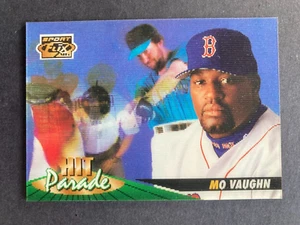 1996 SPORTFLIX HIT PARADE MO VAUGHN INSERT CARD #5 OF 16 - Picture 1 of 2