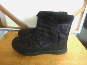 RYKA Suzy Quilted Ankle Shearling Booties Shoes Black Wmn. Sz 8.5 NWOB - Picture 1 of 4