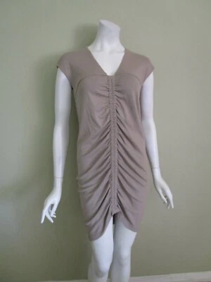 Mini Vestido THAKOON Mezcla Angora Tejido Acanalado Costura Central Sin Mangas Talla S Foto 1 de 4