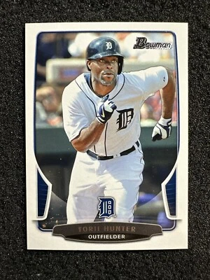 TORII HUNTER #15 2013 Bowman QTY Detroit Tigers - Image 1 of 2