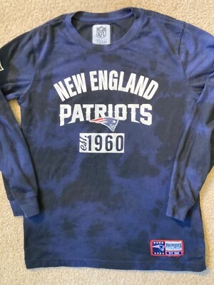 New England Patriots Reebok NFL Equipo Ropa Niños Manga Larga Camisa Grande 14/16 Foto 1 de 4