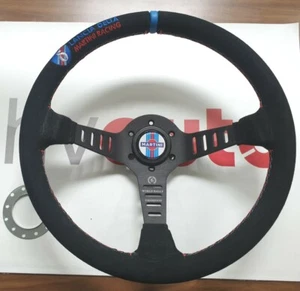 Sportlenkrad Wildleder Lancia Delta Integrale 6x WRC Martini Racing 350mm/85mm - Bild 1 von 14