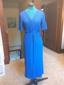 Crescent Drive Midi Knot Dress, Royal Blue Size Medium NWT - Picture 1 of 7