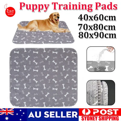 Washable Pet Dog Cat Bed Pee Pads Cushion Absorbent Mat Reusable Training Wee AU - image 1 of 4