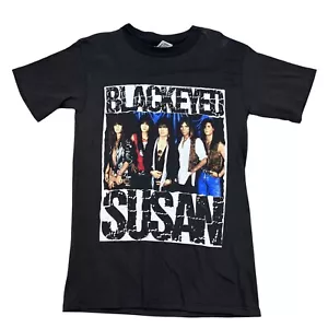 Vintage 90s Blackeyed Susan Hair Metal Black T-Shirt Size Medium - Picture 1 of 5