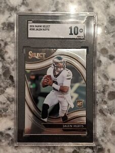2020 SELECT FIELD LEVEL SP JALEN HURTS ROOKIE RC #350 Card SGC 10 