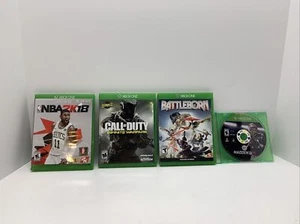 Xbone Games Lot Of 4 Nba2k18 COD Infinite Earfare Madden 18 Battleborn - Picture 1 of 5