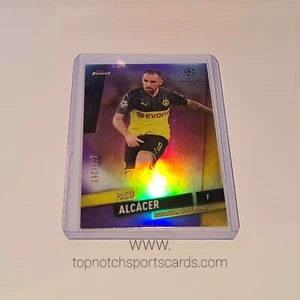 2019/20 Topps Finest UEFA CL Soccer Purple Paco Alcacer 183/250 - Picture 1 of 2